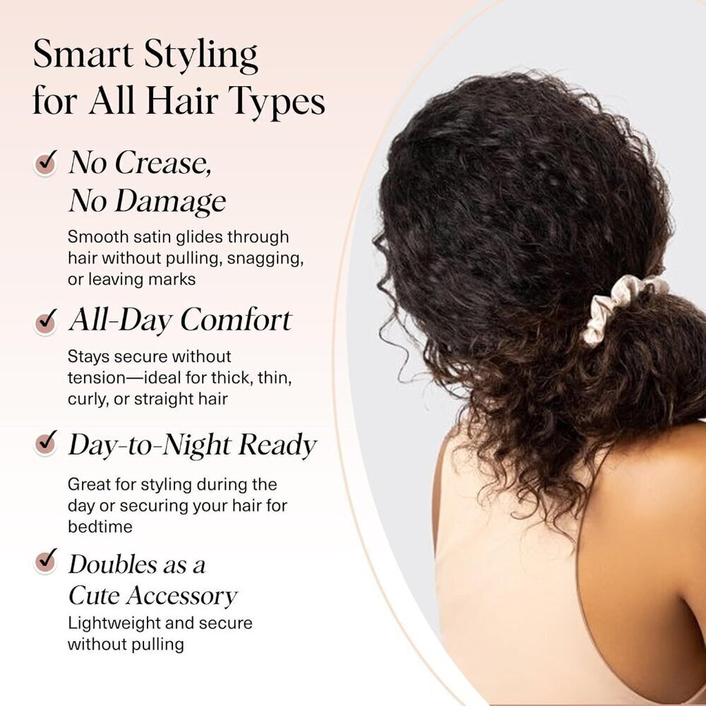 Leopard Prints Satin Scrunchies for Women - No Crease Hair Ties for Girls, Scrun - Picture 3 of 8